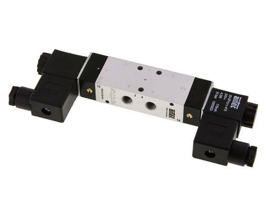 5/3 G1/8'' Midden Gesloten Magneetventiel 230V AC 3-10bar/42-140psi Airtec