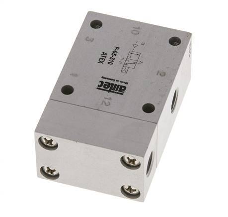 3/2 G1/8'' Luchtgestuurd Ventiel ATEX 2-10bar/28-140psi Airtec