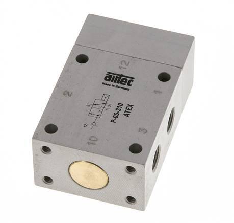 3/2 G1/8'' Luchtgestuurd Ventiel ATEX 2-10bar/28-140psi Airtec