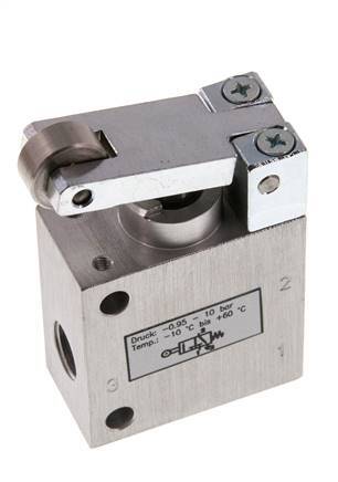 3/2 G1/4 '' Universeel Rolbediend Ventiel Heavy Duty -0.95-10bar/-13.2-140psi