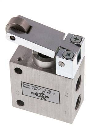 3/2 G1/4 '' Universeel Rolbediend Ventiel Heavy Duty -0.95-10bar/-13.2-140psi