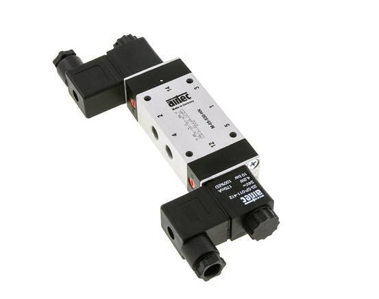 5/3 G1/8'' Center Closed Solenoid Valve 115V AC 3-8bar/42-112psi Airtec