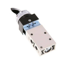 3/2 G1/8'' Draaischakelaar Ventiel Zwart 0-8bar/0-112psi YPC