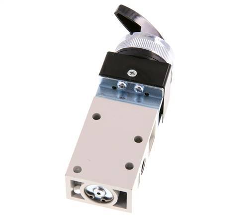 3/2 G1/8'' Draaischakelaar Ventiel Zwart 0-8bar/0-112psi YPC
