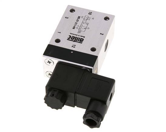 3/2 G1/4'' (G1/8'') Magneetventiel Extern 12V DC 0-10bar/0-140psi Airtec