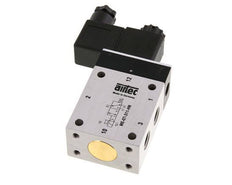 3/2 G1/4'' (G1/8'') Magneetventiel Extern 12V DC 0-10bar/0-140psi Airtec