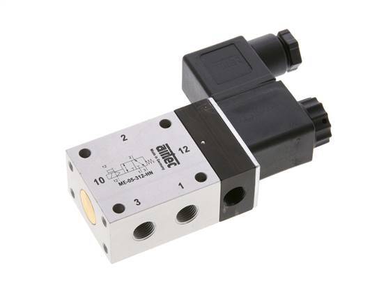 3/2 G1/8'' Magneetventiel Extern 12V DC -0.95-10bar/-13.2-140psi Airtec