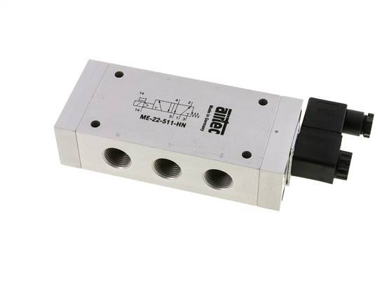 5/2 G1/2'' (G1/8'') Magneetventiel Extern 230V AC 0-10bar/0-140psi Airtec