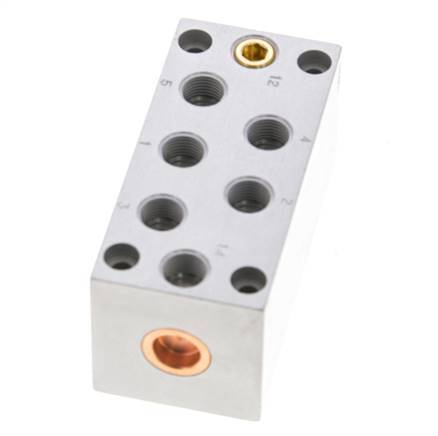 5/2 G1/8'' Luchtgestuurd Ventiel 0-10bar/0-140psi Airtec