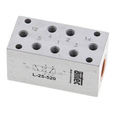 5/2 M5 Bi-Stabiel Luchtgestuurd Ventiel ATEX 0-10bar/0-140psi Airtec