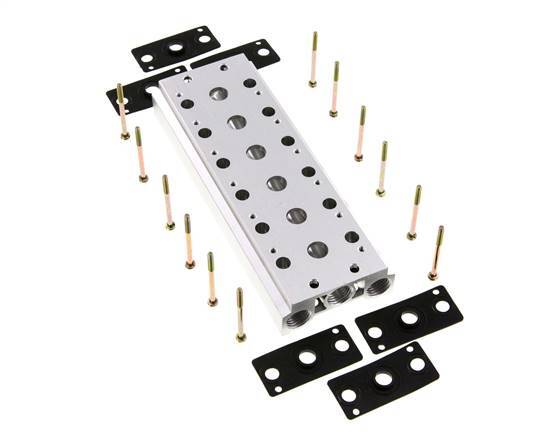 Manifold 6-Stations E.MC 5/2 5/3-weg