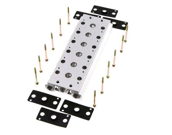 Manifold 6-Stations E.MC 5/2 5/3-weg
