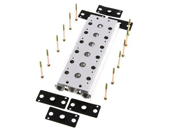 Manifold 6-Stations E.MC 5/2 5/3-weg