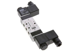 5/3 G1/8'' Midden Gesloten Magneetventiel 12V DC 3-10bar/42-140psi Airtec