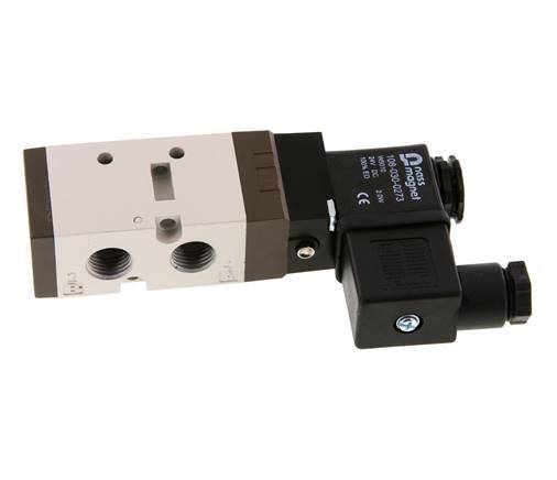 5/2 G1/4'' (G1/8'') Magneetventiel 230V AC 1.5-10bar/21.0-140psi YPC