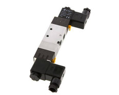 5/3 G1/4'' (G1/8'') Middendruk Magneetventiel 230V AC 1.5-8bar/21.0-112psi E.MC
