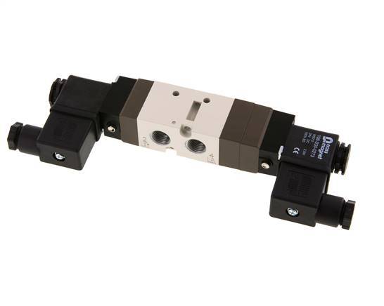 5/3 G1/4'' (G1/8'') Middenuitlaat Magneetventiel 230V AC 2-10bar/28-140psi YPC