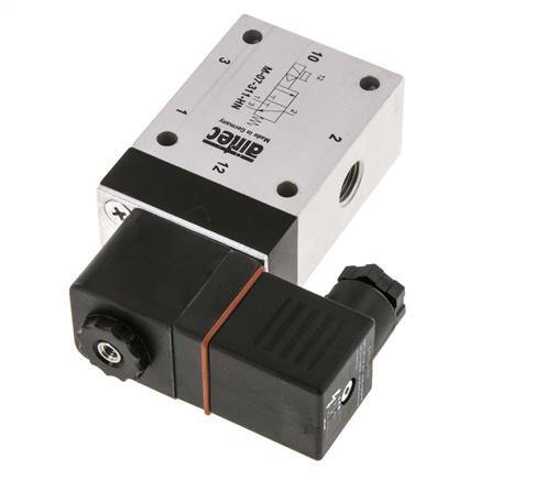 3/2 G1/4'' NC Magneetventiel 24V DC ATEX 2.5-10bar/35.0-140psi Airtec