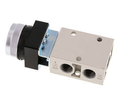 3/2 G1/4'' Knopbediend Zwart 0-8bar/0-112psi YPC