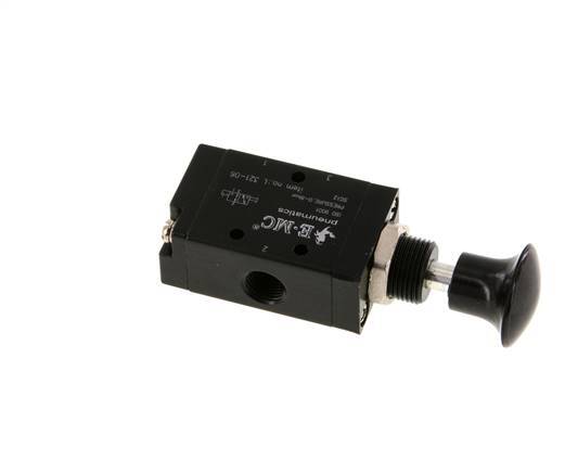 3/2 G1/8'' Axiale Handbediende Hefboom Ventiel Detent 0-8bar/0-112psi E.MC