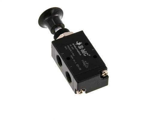 3/2 G1/8'' Axiale Handbediende Hefboom Ventiel Detent 0-8bar/0-112psi E.MC