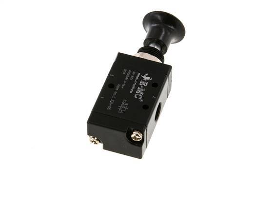 3/2 G1/8'' Axiale Handbediende Hefboom Ventiel Detent 0-8bar/0-112psi E.MC