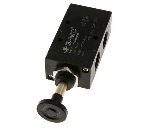 3/2 G1/2'' Axiale Handbediende Hefboom Ventiel 0-8bar/0-112psi E.MC