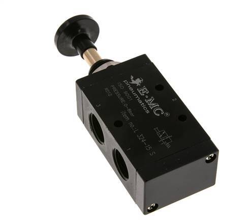 3/2 G1/2'' Axiale Handbediende Hefboom Ventiel 0-8bar/0-112psi E.MC