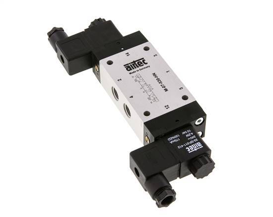 5/3 G1/4'' Center Closed Solenoid Valve 115V AC 3-8bar/42-112psi Airtec