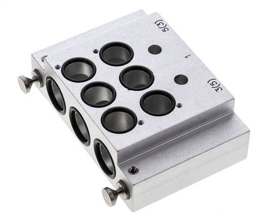 Eindplaat met twee Ventielzitting voor Airtec KM09