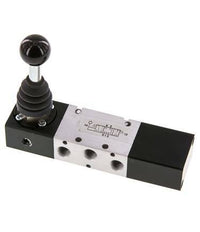 5/3 G1/8'' Midden Gesloten Handbediend Hefboom Ventiel -0.95-10bar/-13.2-140psi