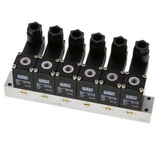 6x3/2 M5 NC Magneetventiel 12V DC -0.95-8bar/-13.2-112psi Airtec