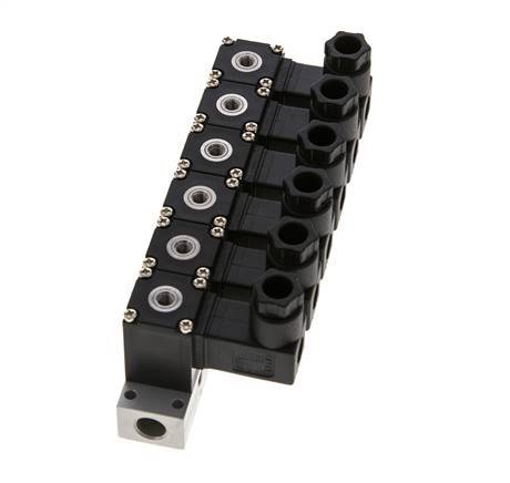 6x3/2 M5 NC Magneetventiel 12V DC -0.95-8bar/-13.2-112psi Airtec