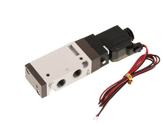 5/2 G1/8'' Magneetventiel 24V DC 1.5-10bar/21.0-140psi 2-polige Stekker YPC