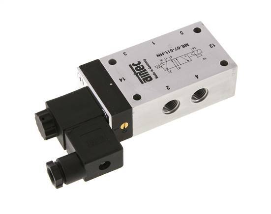 5/2 G1/4'' (G1/8'') Magneetventiel Extern 115V AC -0.95-10bar/-13.2-140psi Airtec