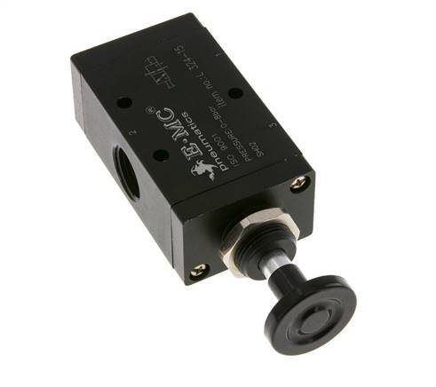 3/2 G1/2'' Axiale Handbediende Hefboom Ventiel Detent 0-8bar/0-112psi E.MC