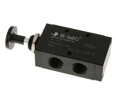 3/2 G1/2'' Axiale Handbediende Hefboom Ventiel Detent 0-8bar/0-112psi E.MC