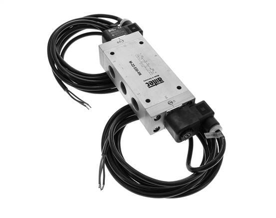 5/3 G1/2'' Midden Gesloten Magneetventiel 24V DC ATEX 3-10bar/42-140psi Airtec