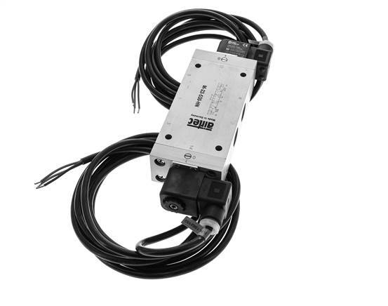 5/3 G1/2'' Midden Gesloten Magneetventiel 24V DC ATEX 3-10bar/42-140psi Airtec