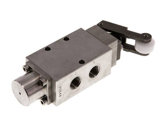 5/2 G1/4 '' Rolbediend Hefboom Ventiel RVS -0.95-12bar/-13.2-168psi