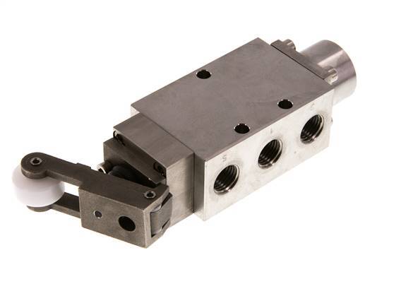 5/2 G1/4 '' Rolbediend Hefboom Ventiel RVS -0.95-12bar/-13.2-168psi