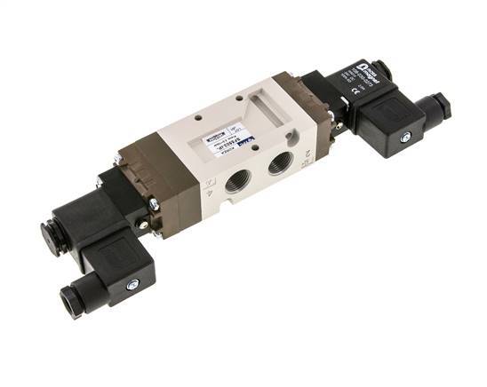 5/3 G3/8'' Middendruk Magneetventiel 230V AC 2-10bar/28-140psi YPC
