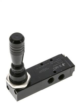 5/3 G1/8 '' Middenuitlaat Handbediend Hefboom Ventiel 0-8bar/0-112psi E.MC