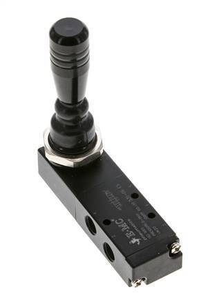 5/3 G1/8 '' Middenuitlaat Handbediend Hefboom Ventiel 0-8bar/0-112psi E.MC