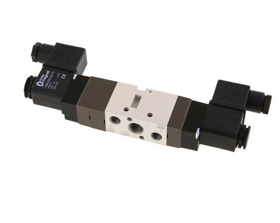 5/3 G1/4'' (G1/8'') Middendruk Magneetventiel 230V AC 2-10bar/28-140psi YPC