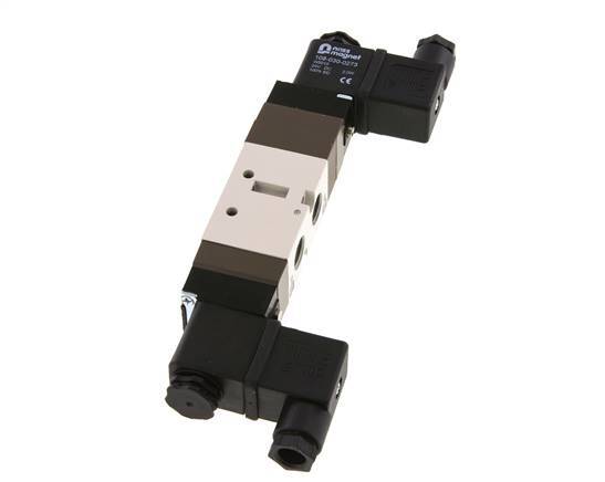 5/3 G1/4'' (G1/8'') Middendruk Magneetventiel 230V AC 2-10bar/28-140psi YPC