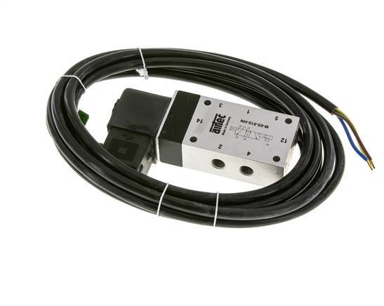 5/2 G1/8'' Magneetventiel 24V DC ATEX 2-10bar/28-140psi Airtec