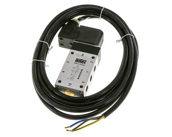 5/2 G1/8'' Magneetventiel 24V DC ATEX 2-10bar/28-140psi Airtec