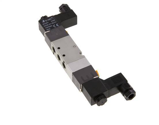 5/3 G1/8'' Midden Gesloten Magneetventiel 230V AC 1.5-8bar/21.0-112psi E.MC