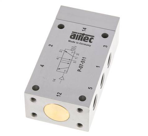 5/2 G1/4'' Luchtgestuurd Ventiel ATEX 0-10bar/0-140psi Airtec